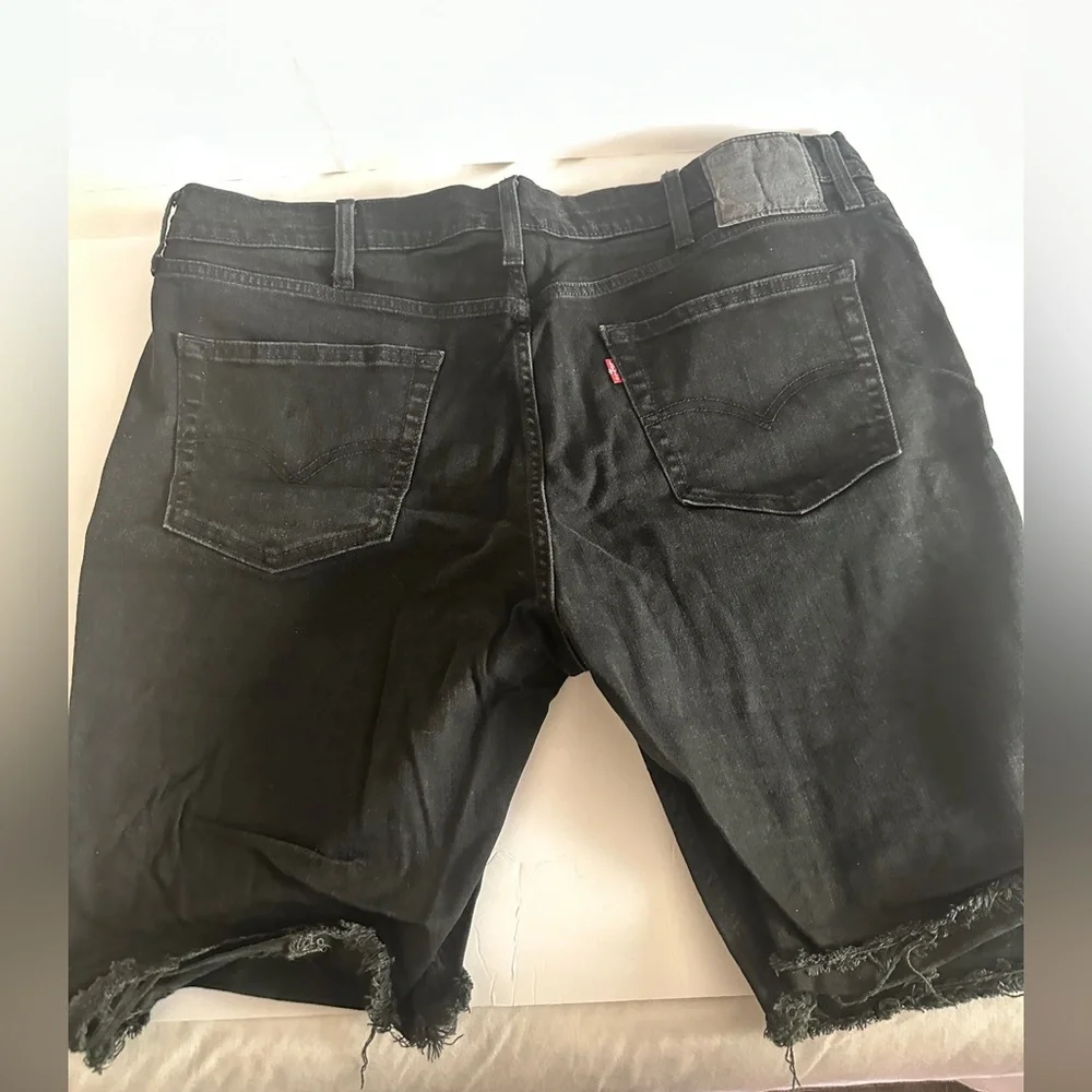 Levi's Charcoal Denim Shorts